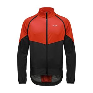 GORE Cyklistická vetruodolná bunda - PHANTOM - oranžová/červená S