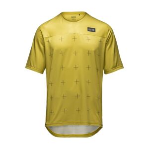 GORE Cyklistický dres s krátkym rukávom - TRAILKPR DAILY - žltá 2XL