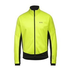 GORE Cyklistická zateplená bunda - C5 GTX I THERMO - žltá/čierna XL