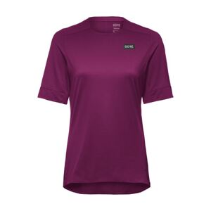 GORE Cyklistický dres s krátkym rukávom - TRAILPR - fialová XS