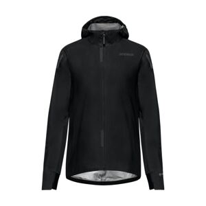 GORE Cyklistická vetruodolná bunda - CONCURVE GTX - čierna XL