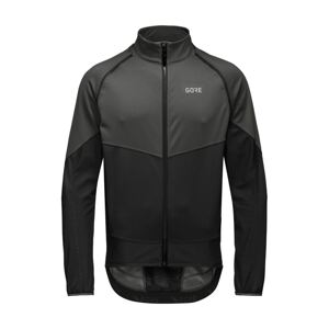 GORE Cyklistická vetruodolná bunda - PHANTOM - šedá/čierna 3XL