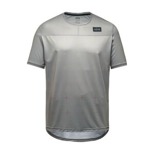 GORE Cyklistický dres s krátkym rukávom - TRAILKPR DAILY - šedá 2XL