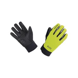 GORE Cyklistické rukavice dlhoprsté - C5 GTX THERMO - žltá S