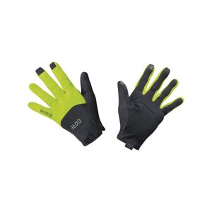 GORE Cyklistické rukavice dlhoprsté - C5 GTX - žltá/čierna XL