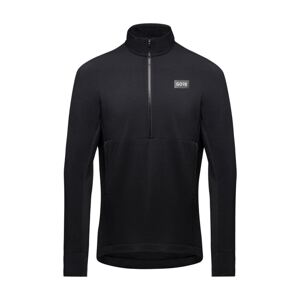 GORE Cyklistická vetruodolná bunda - TRAILPR HYBRID - čierna 2XL