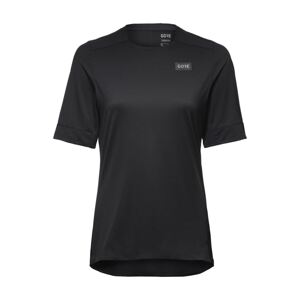 GORE Cyklistický dres s krátkym rukávom - TRAILKPR WMN - čierna 36