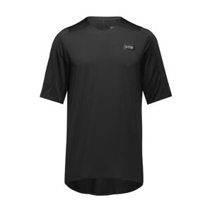 GORE Cyklistický dres s krátkym rukávom - TRAILKPR - čierna 2XL