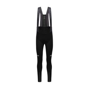 GORE Cyklistické nohavice dlhé s trakmi - SPINSHIFT THERMO - čierna 2XL