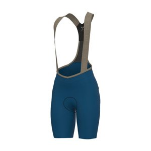 ALÉ Cyklistické nohavice krátke s trakmi - MASTER 2.0 PR-E - modrá 2XL