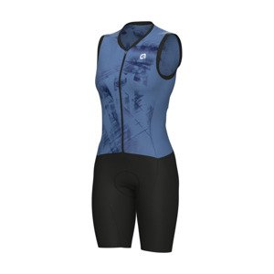 ALÉ Cyklistická kombinéza - MIRROR PRAGMA - modrá/čierna 3XL