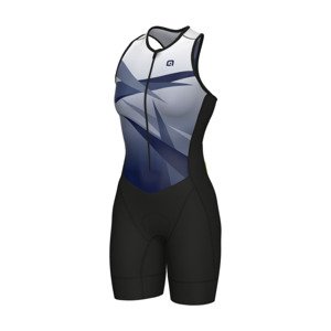 ALÉ Cyklistická kombinéza - HORIZON TRIATHLON - modrá/čierna XL