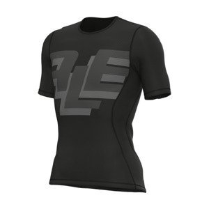 ALÉ Cyklistické tričko s krátkym rukávom - MULTIVERSO INTIMO - čierna XL-2XL