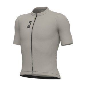 ALÉ Cyklistický dres s krátkym rukávom - COLOR BLOCK OFF ROAD PRAGMA - ivory