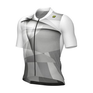 ALÉ Cyklistický dres s krátkym rukávom - SPRINTER R-EV1 - biela/šedá XL