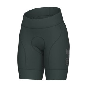 ALÉ Cyklistické nohavice krátke bez trakov - MAGIC COLOUR PR-E - zelená