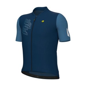 ALÉ Cyklistický dres s krátkym rukávom - FOLLOW ME PR-E - tyrkysová 3XL