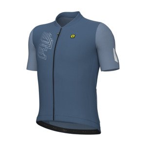 ALÉ Cyklistický dres s krátkym rukávom - FOLLOW ME PR-E - modrá 3XL