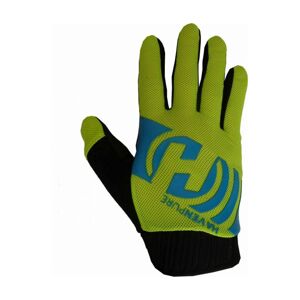 HAVEN Cyklistické rukavice dlhoprsté - HAVEN PURE - modrá/zelená 2XL