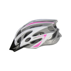 HAVEN Cyklistická prilba - SHIELD-ON - biela/ružová (53–57 cm)
