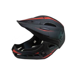 HAVEN Cyklistická prilba - CHALLENGER - čierna/červená (48-53 cm)