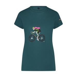 SHIMANO Cyklistické tričko s krátkym rukávom - SENTIERO LTD - zelená