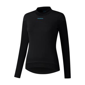 SHIMANO Cyklistické tričko s dlhým rukávom - BEAUFORT LONG - čierna