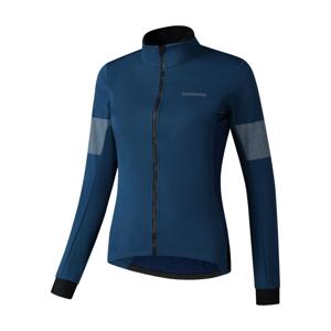 SHIMANO Cyklistická vetruodolná bunda - KAEDE LIGHT - modrá
