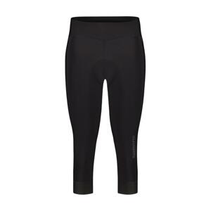 SHIMANO Cyklistické nohavice 3/4 bez trakov - KAEDE KNICKERS 3/4 - čierna S
