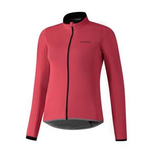 SHIMANO Cyklistická vetruodolná bunda - WINDFLEX - ružová