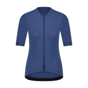 SHIMANO Cyklistický dres s krátkym rukávom - FUTURO - modrá
