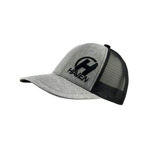 HAVEN Cyklistická čiapka - TRUCKER - šedá/čierna