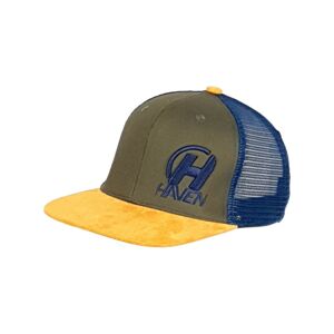 HAVEN Cyklistická čiapka - TRUCKER - šedá/hnedá