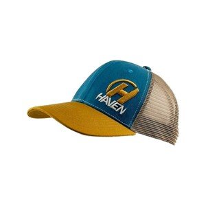 HAVEN Cyklistická čiapka - TRUCKER - modrá/hnedá
