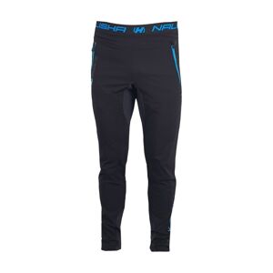 HAVEN Cyklistické nohavice dlhé bez trakov - NALISHA SLIMFIT - čierna/modrá XL