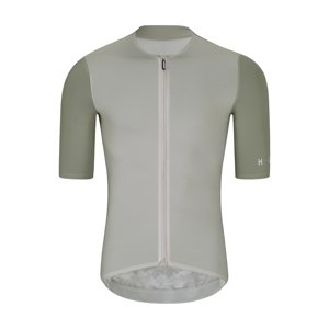 HOLOKOLO Cyklistický dres s krátkym rukávom - PERFORMANCE - béžová