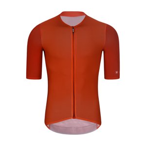HOLOKOLO Cyklistický dres s krátkym rukávom - PERFORMANCE - oranžová S