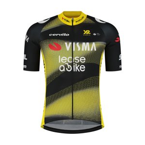 RAPIDGEAR Cyklistický dres s krátkym rukávom - VISMA TDF25 REPLICA JERSEY - žltá/čierna S