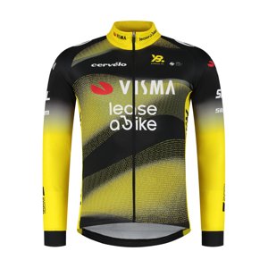 RAPIDGEAR Cyklistický dres s dlhým rukávom letný - VISMA TDF25 REPLICA JERSEY - žltá/čierna L
