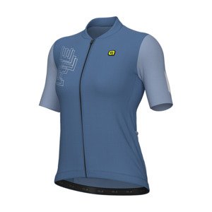 ALÉ Cyklistický dres s krátkym rukávom - FOLLOW ME PR-E - modrá 4XL