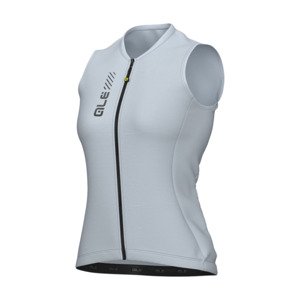 ALÉ Cyklistický dres bez rukávov - COLOR BLOCK PRAGMA - svetlo modrá 4XL