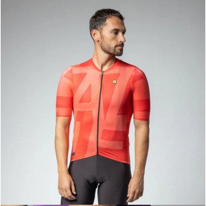 ALÉ Cyklistický dres s krátkym rukávom - PR-E SYNERGY - červená 5XL