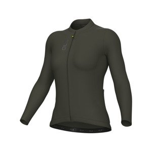 ALÉ Cyklistický dres s dlhým rukávom letný - COLOR BLOCK PRAGMA - šedá L