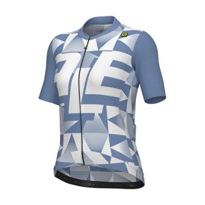 ALÉ Cyklistický dres s krátkym rukávom - MULTIVERSO PR-E - modrá/biela 4XL