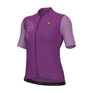 ALÉ Cyklistický dres s krátkym rukávom - FOLLOW ME PR-E - cyklamenová 4XL