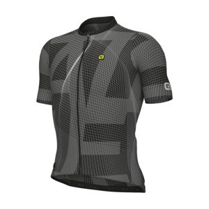 ALÉ Cyklistický dres s krátkym rukávom - PR-E SYNERGY - šedá 4XL