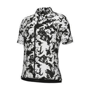 ALÉ Cyklistický dres s krátkym rukávom - ESSENZA KID - čierna/biela 14Y