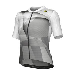 ALÉ Cyklistický dres s krátkym rukávom - SPRINTER R-EV1 - biela/fialová/šedá XL
