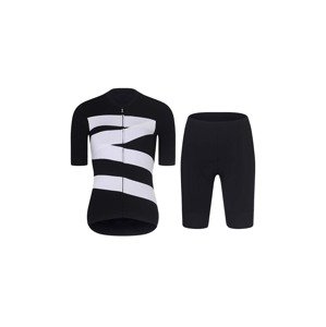 RIVANELLE BY HOLOKOLO Cyklistický krátky dres a krátke nohavice - MISSVELOAIRE - biela/čierna