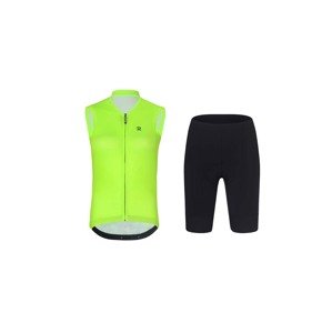 RIVANELLE BY HOLOKOLO Cyklistický krátky dres a krátke nohavice - PURE - čierna/žltá